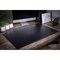 Dacasso Black Leather 34" x 24" Arched Desk Mat without Side-Rails PR-1022 - alternate 2